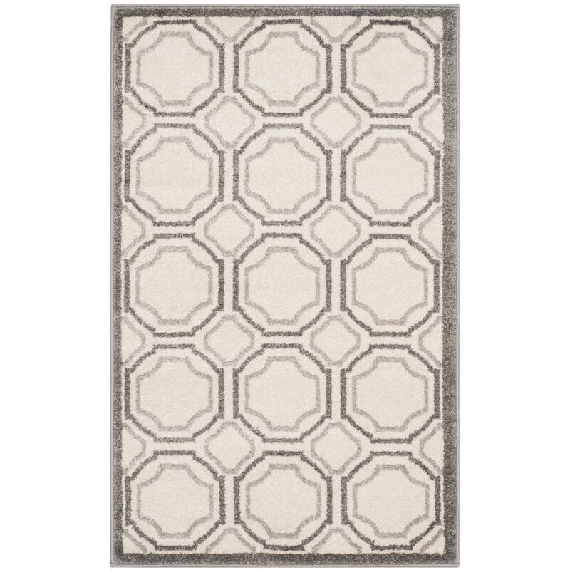 SAFAVIEH Amherst Aleksei Modern Rug - 2'6" x 4' - Ivory/Light Grey