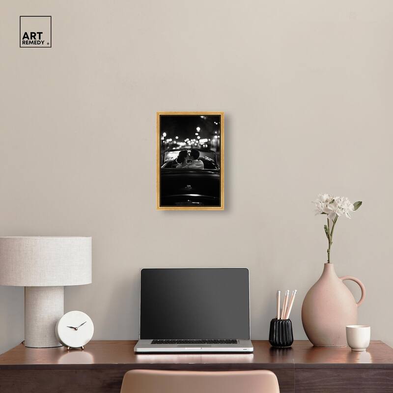 Kiss Me in the Moonlight II Canvas by Art Remedy