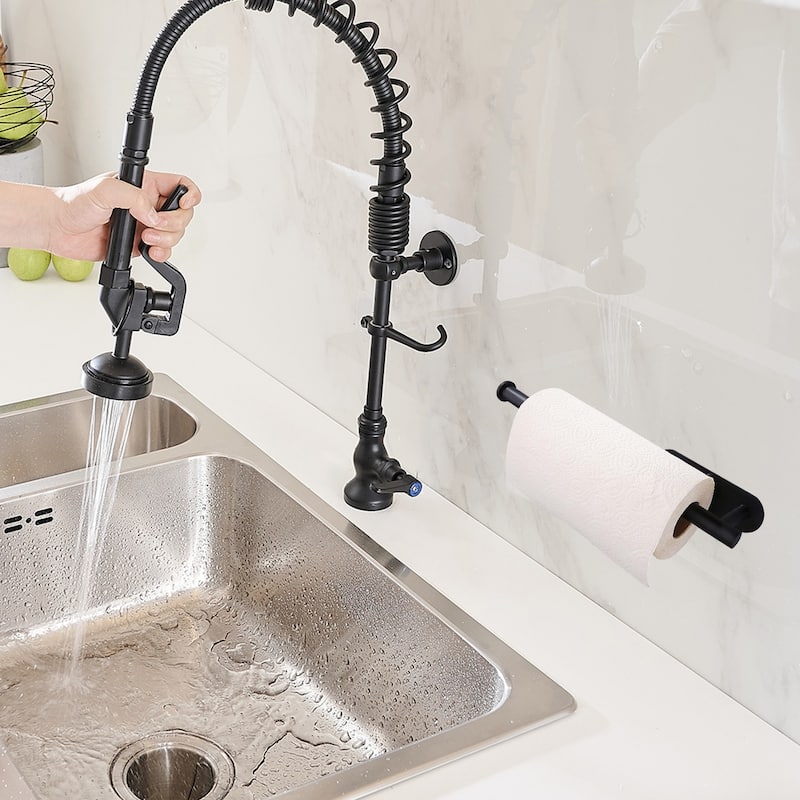 Wall Mount Kitchen Paper Towel Holder Stainless Steel