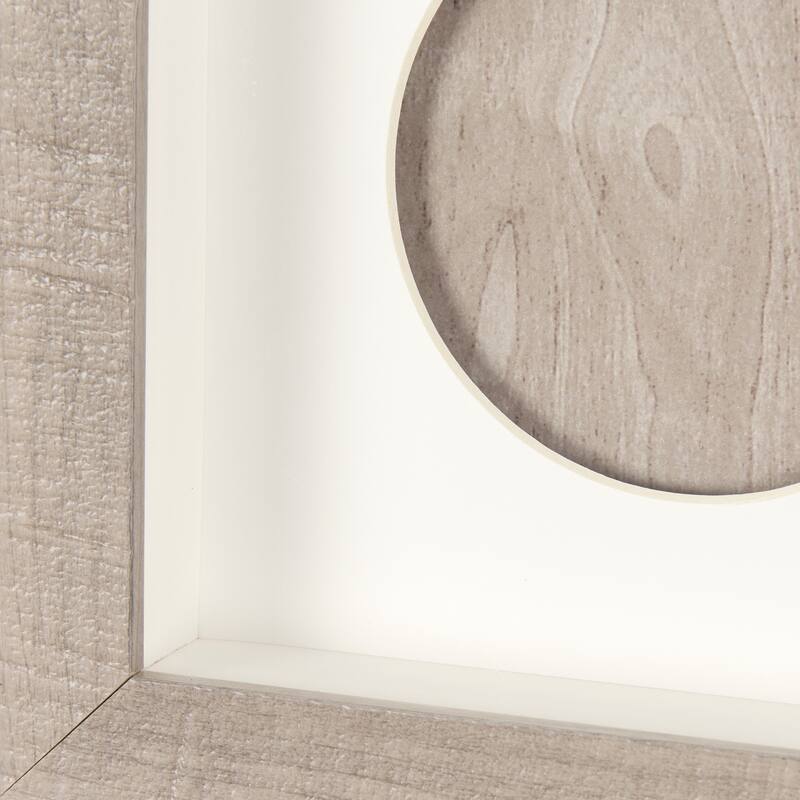Wood Grain Silhouette II Framed Art Print