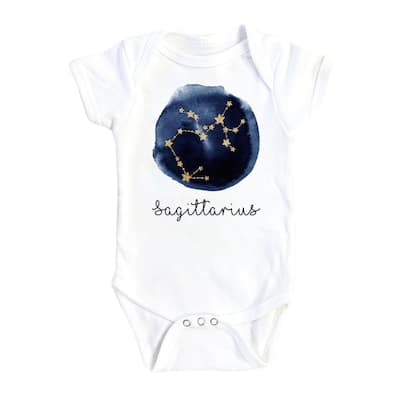 Sagittarius Zodiac - Baby Boy Girl Clothes Infant Bodysuit Funny Cute Newborn