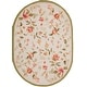 preview thumbnail 17 of 104, SAFAVIEH Handmade Chelsea Alexandr Floral French Country Wool Rug 4'6" x 6'6" Oval - Ivory