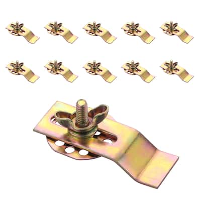 WOWOW Set of 10 Premium Metal Mounting Clips for Sinks