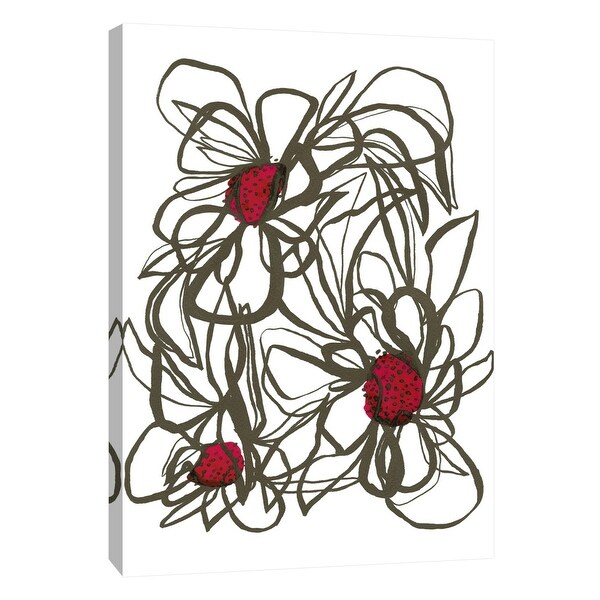 PTM Images 9-108596 PTM Canvas Collection 10" x 8" - "Strawberry Fields" Giclee Flowers Art Print on Canvas