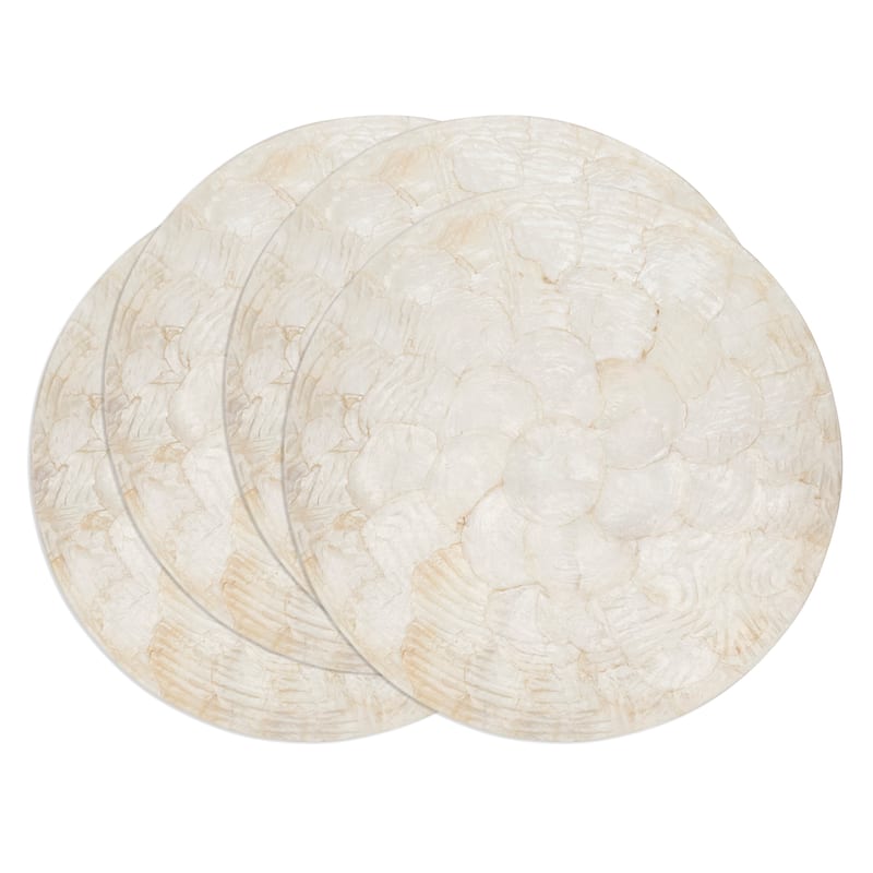 Wavy Capiz Shell Placemat (Set of 4)