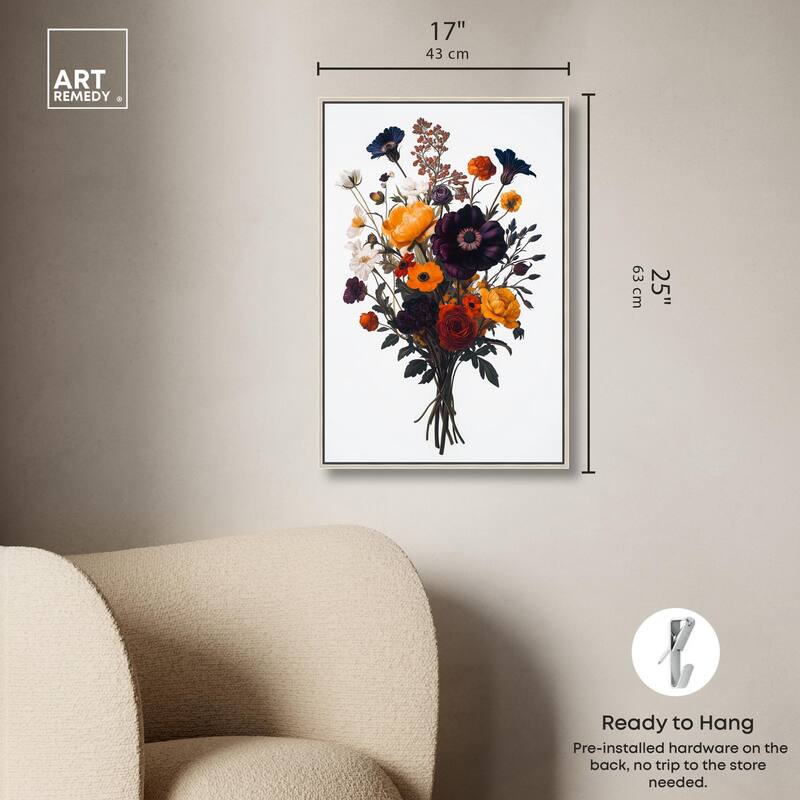 Regal Rose Riot II Canvas by Art Remedy