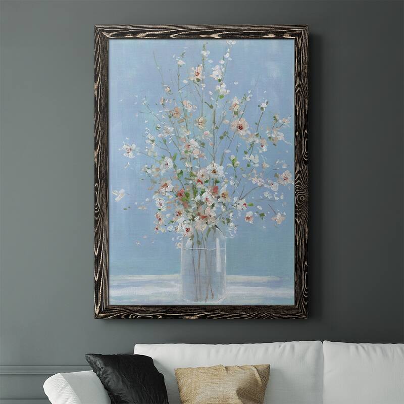 Cherry Blossom Arrangement-Premium Framed Canvas - Ready to Hang