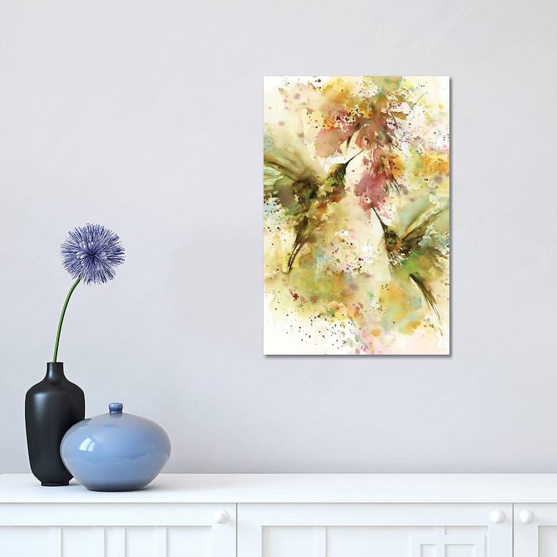 iCanvas "Summer Hummingbirds" by Sophie Rodionov Canvas Print - 18x12x1.5