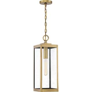 Quoizel Westover Pendant Light in Antique Brass