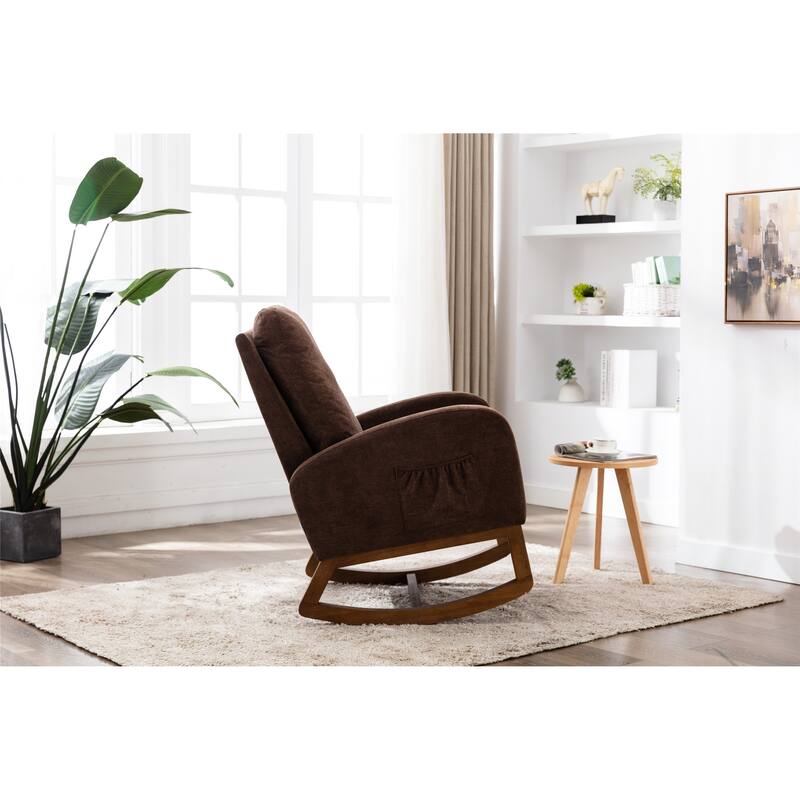 Modern Fabric Rocking Chair