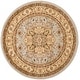 preview thumbnail 119 of 135, SAFAVIEH Lyndhurst Feryal Traditional Oriental Medallion Rug 5'3" Round - Grey/Beige