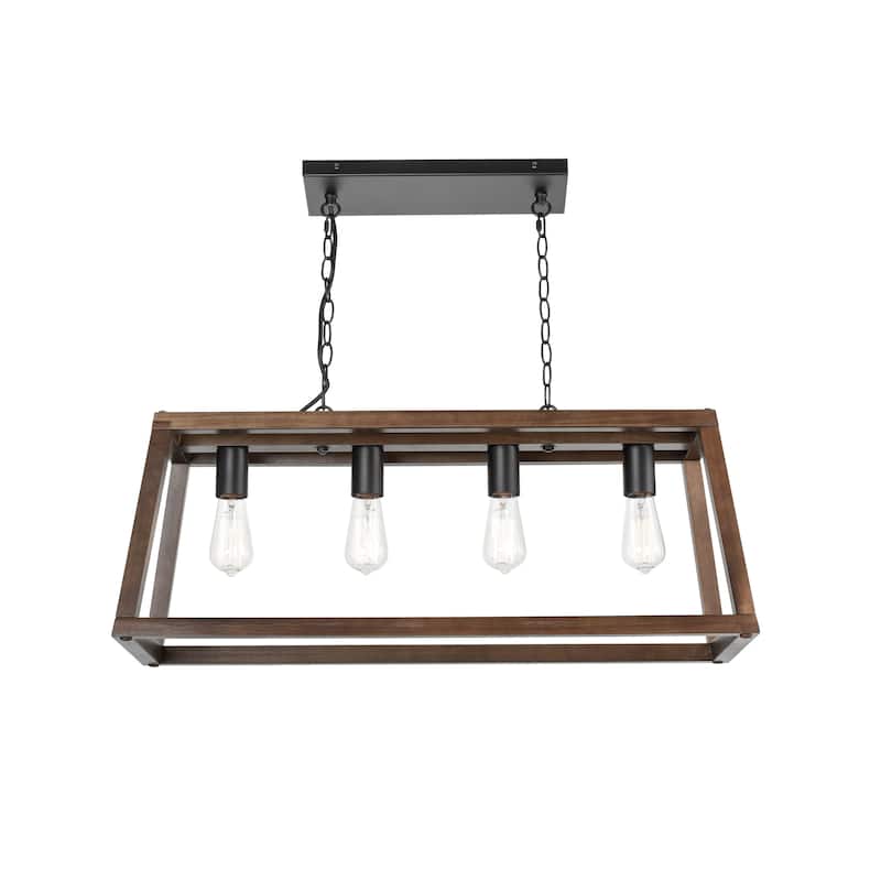 Light Society Bristol Wood Pendant Lamp