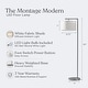 preview thumbnail 5 of 46, Brightech Montage Modern 60 in. Contemporary Arc LED Color Adjusting Floor Lamp with White Fabric Drum Shade