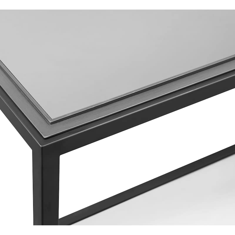 Ellis Smoked Glass Top Coffee Table