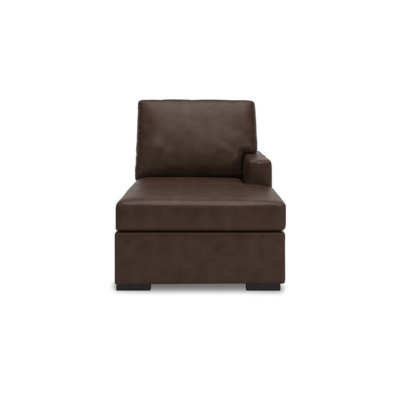 Signature Design by Ashley Modern Day Dark Brown 3-Piece Sectional with Chaise