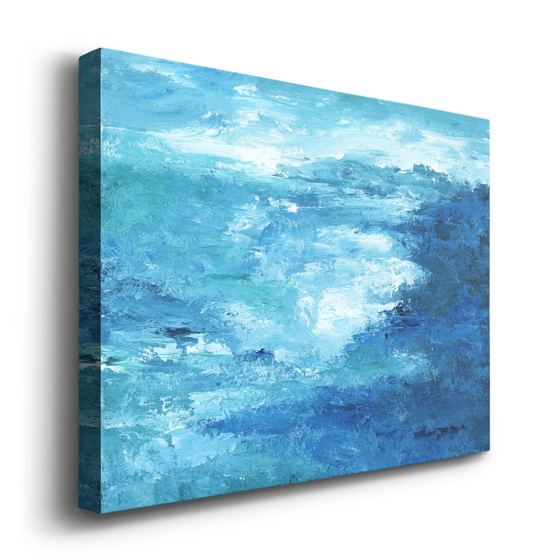 Crashing Waves II Premium Gallery Wrapped Canvas - Ready to Hang - Bed ...