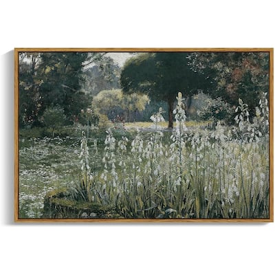 Wall Art Vintage Decor, Home Decor Wildflower Field