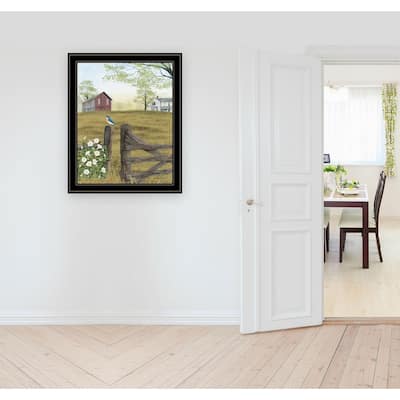 TrendyDecor4U Farmhouse "Morning's Glory" Framed Print Wall Art by Billy Jacobs