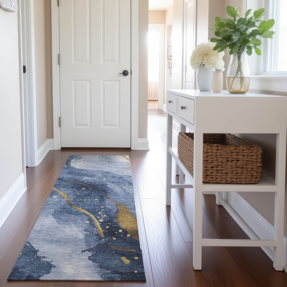 Premium Washable Super Soft Abstract Contemporary Mayfield Rug