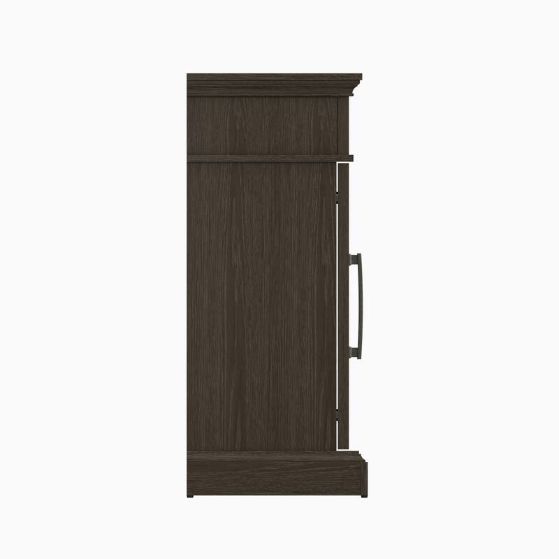 duraflame® Electric Fireplace TV Stand, Entertainment Center with Storage and Infrared Heater, Laurel Oak