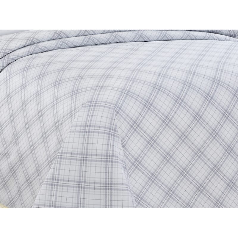 6-Piece Printed Sheet Set with Embroidered Pillowcases, Cruiser Plaid