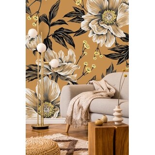 Vintage Flowers Wallpaper - Bed Bath & Beyond - 34986968