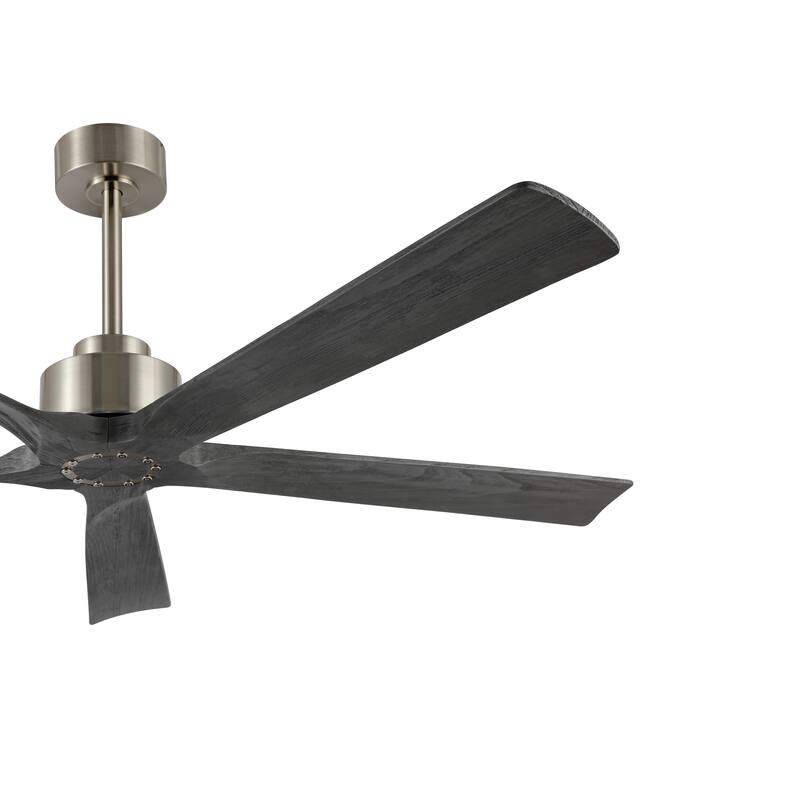 WINGBO 60" Solid Wood DC Motor Indoor Ceiling Fan with Remote·