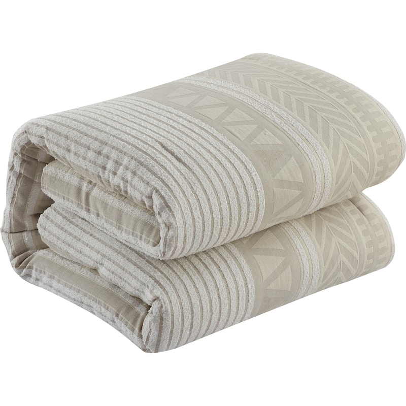 Nanshing Athena 6 Piece Contemporary Geometric Comforter Set