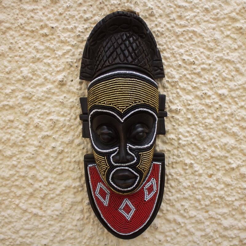 Novica Handmade Festac African Wood Mask