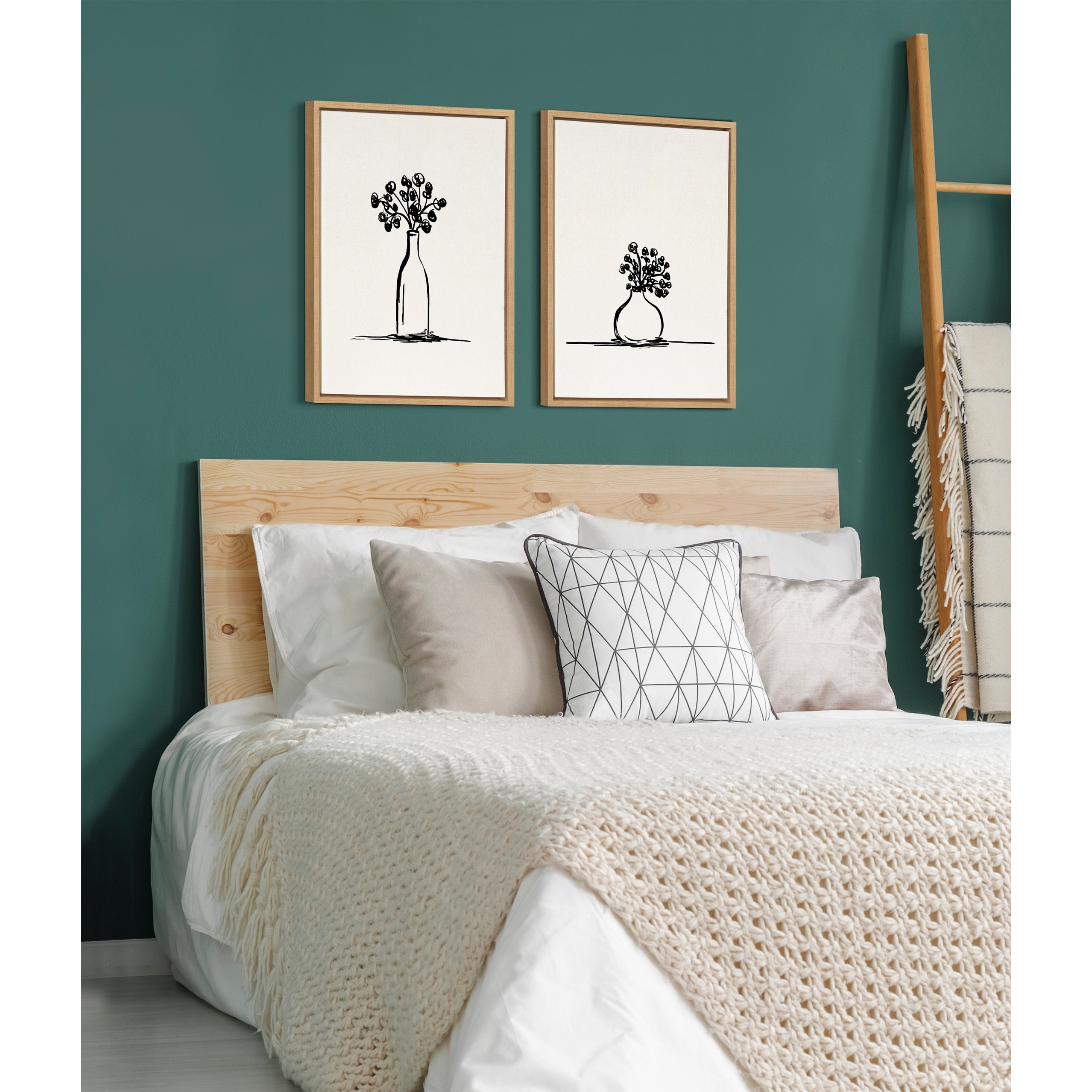 Brown Floral Canvas Art Bed Bath & Beyond