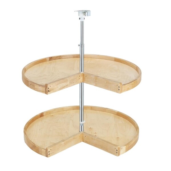 Rev A Shelf 4wls942 2433 52 Wood Clic 24 Diameter Pie Cut Rev A Shelf 4wls942 2433 52 Wood Clic 24 Diameter Pie