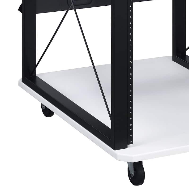 Grandal Music Desk with Earphone Rack and Keyboard Tray