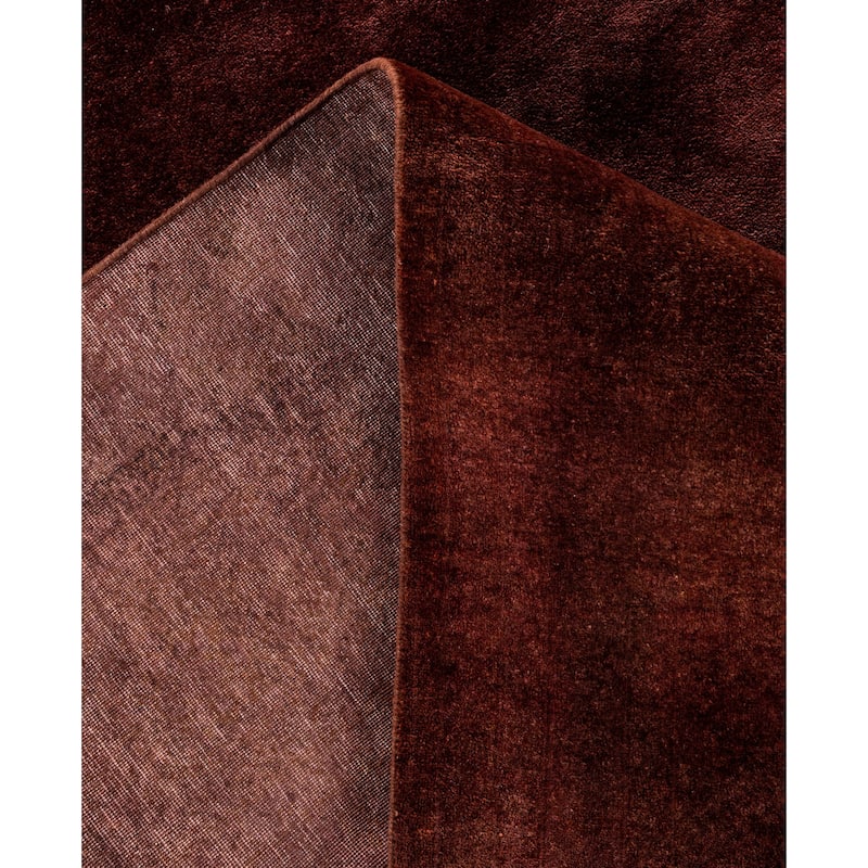 Overdyed One-of-a-Kind Hand-Knotted Area Rug - Pink - 9' 3" x 12' 0"
