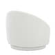 preview thumbnail 10 of 39, Velvet Boucle Upholstered Accent Chairs Swivel Barrel Chair (Set of 2)