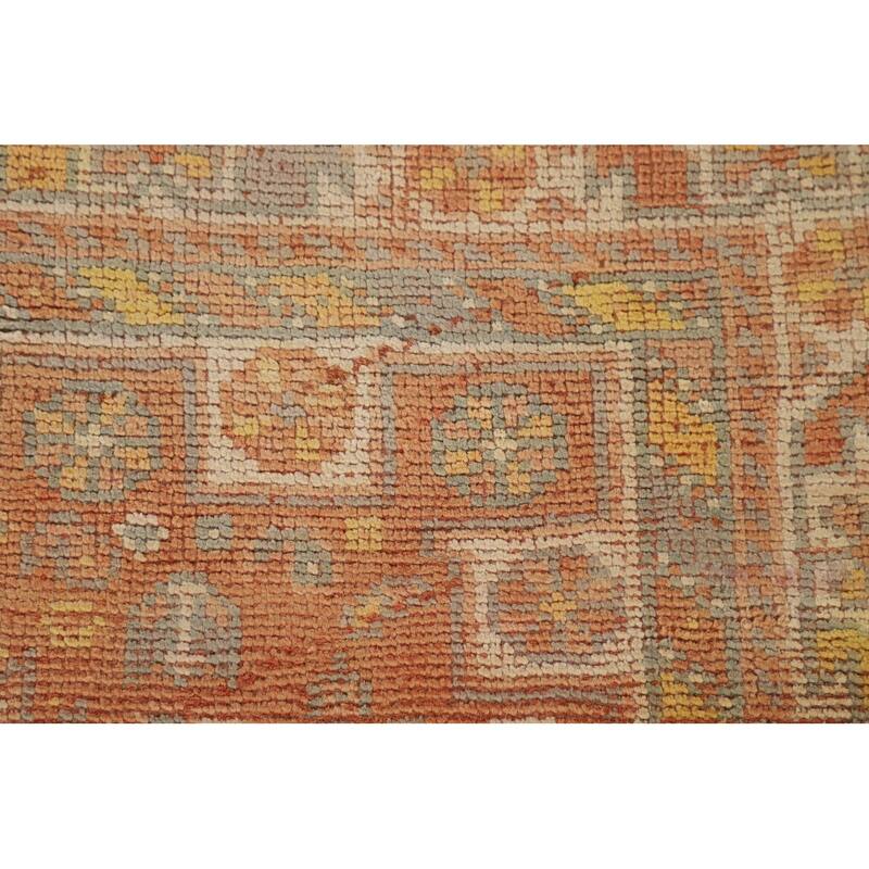 Tribal Geometric Shiraz Persian Vintage Area Rug Handmade Wool Carpet - 3'10"x 6'0"