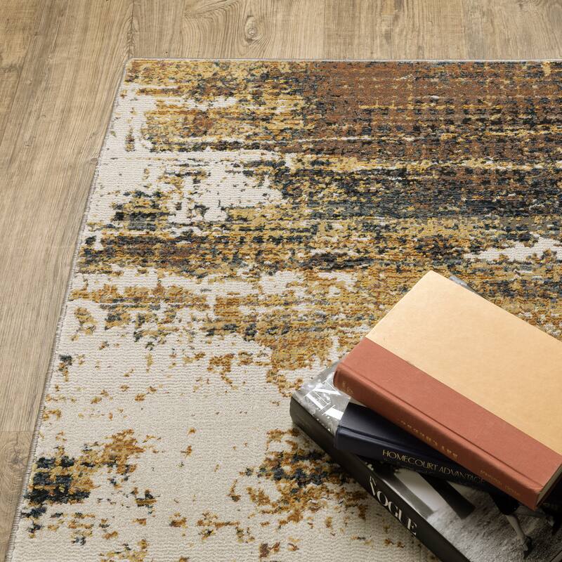 Style Haven Caldon Modern Abstract Area Rug