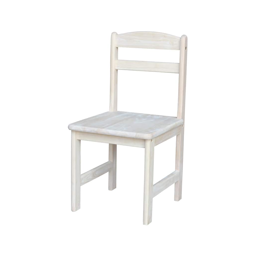 Unfinished Parawood Juvenile Chair (Set of 2)