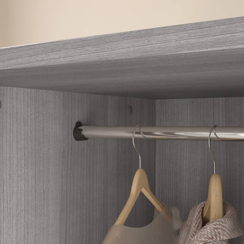 Somerset Tall Entryway Cabinet with Doors and Drawer by Bush Furniture