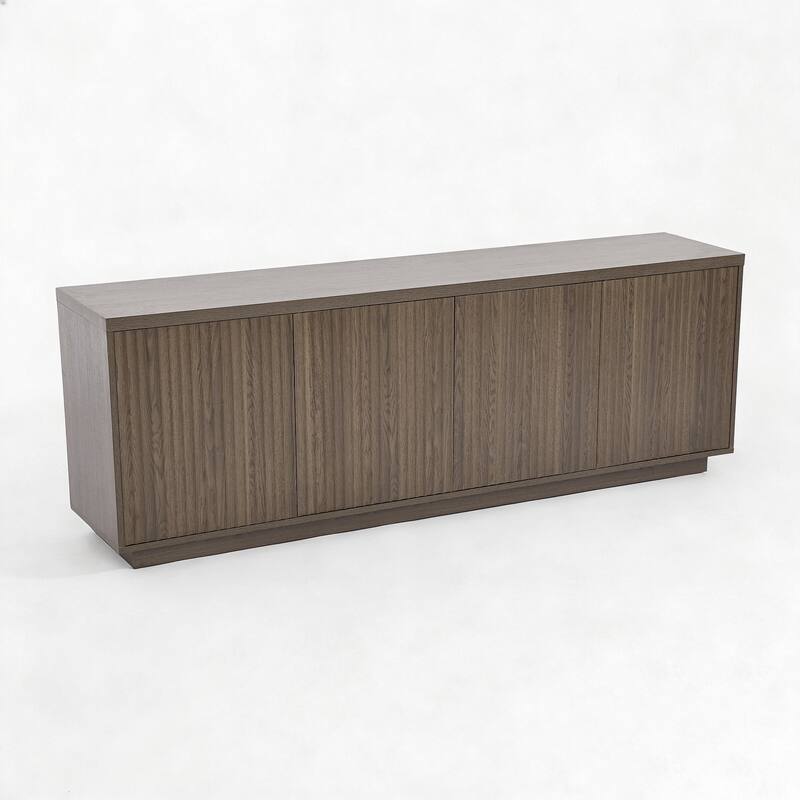 Wave Textured Modern Sideboard Cabinet