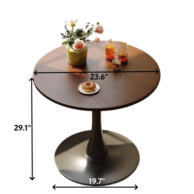 Modern Round Dining Table, 31.5" Kitchen Dining Room Furniture