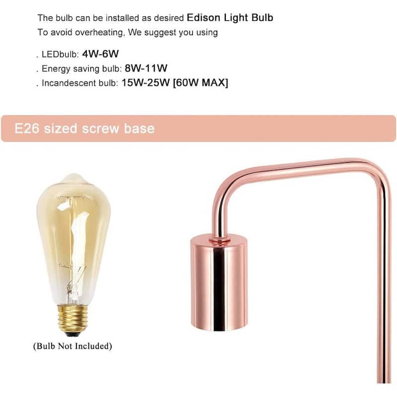 Rose Gold Table Lamp