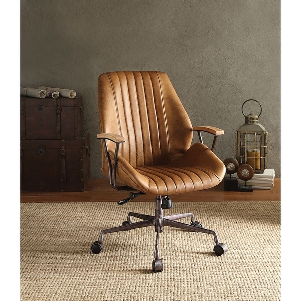 Vintage Industrial Style Swivel Adjustable Height Executive