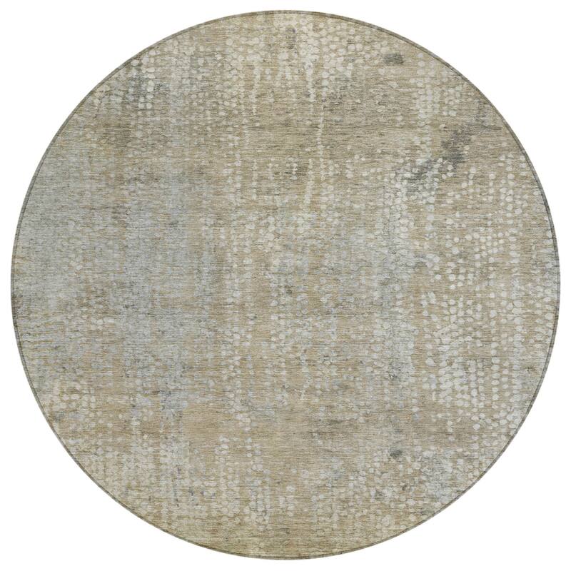 HomeRoots Abstract Transitional Rectangle Outdoor Rug