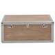preview thumbnail 2 of 8, vidaXL Storage Box Solid Fir Wood 35.8"x20.5"x15.7" Brown