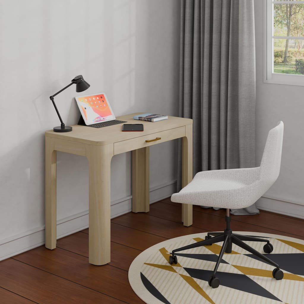 NPD Furniture Trevin Wooden Writing Desk with Drawer