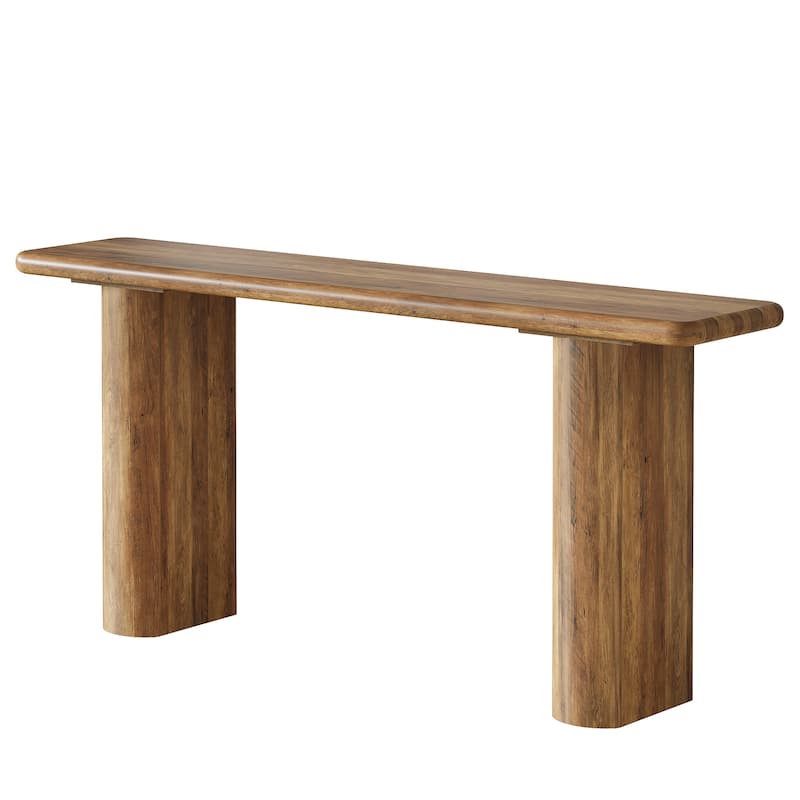 Industrial 63" Long Console Table Entryway Hall Table for Living Room