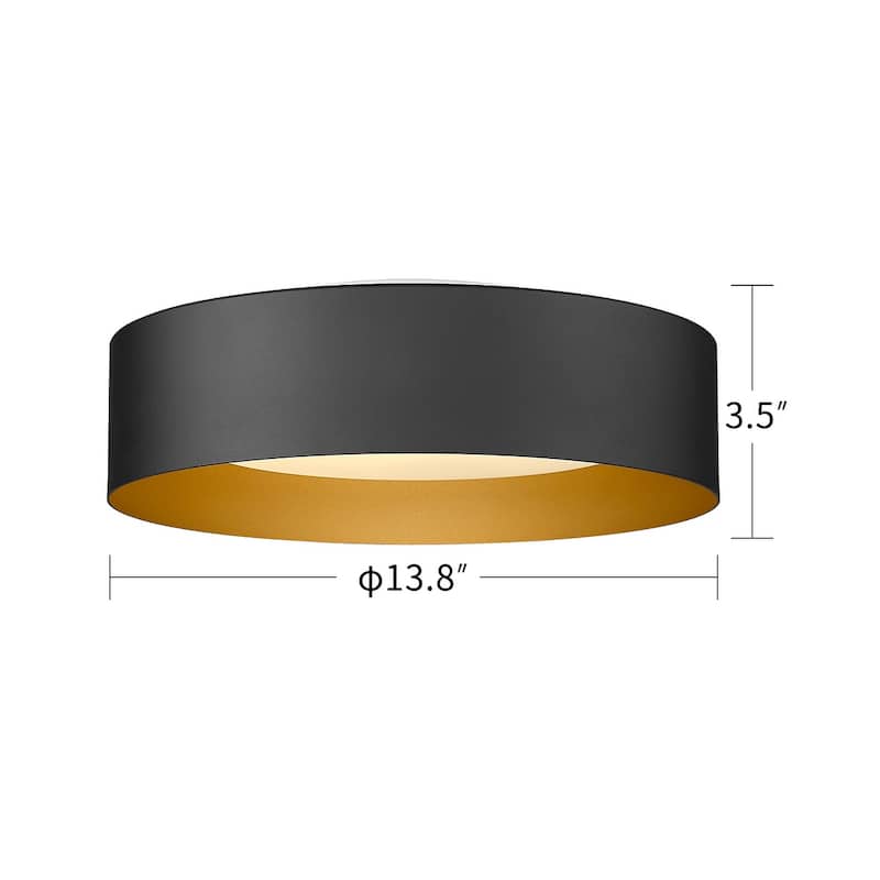 11Inch/ 14 Inch /20 Inch Flush Mount Ceiling Light with Frosted Glass Shade