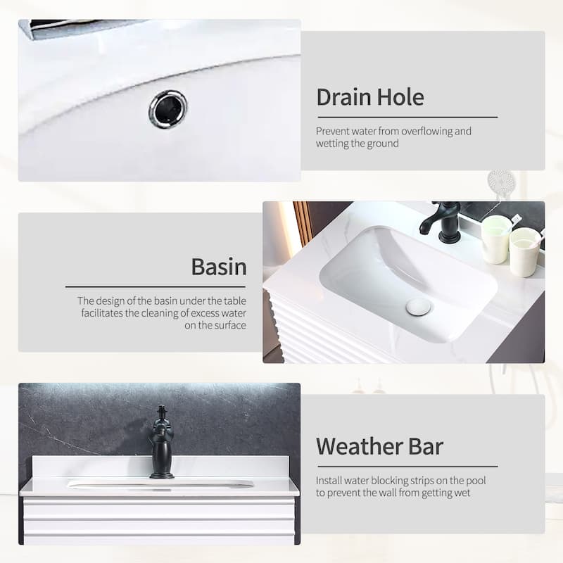 24 Inch Bathroom Vanity with Sink Stylish and Modern Affordable Bathroom Furniture