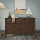 preview thumbnail 19 of 33, Max & Lily Jenny Lind 7-drawer Wood Spindle Leg Horizontal Dresser