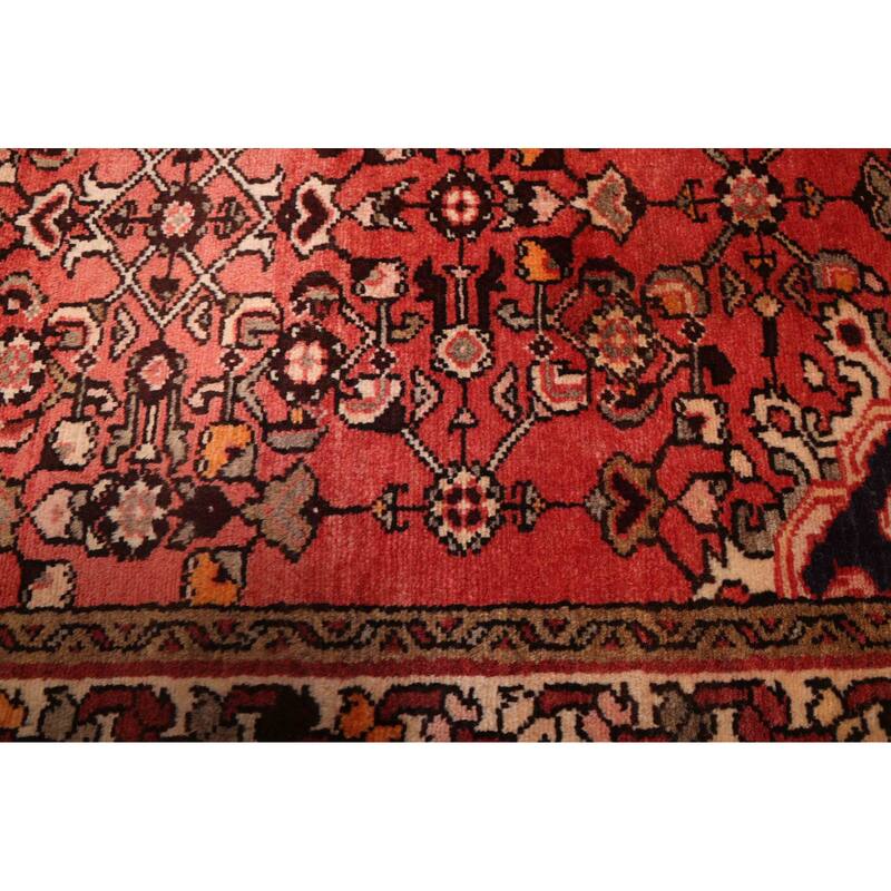 ECARPETGALLERY Hand-knotted Andelz Light Red Wool Rug - 2'8 x 10'6